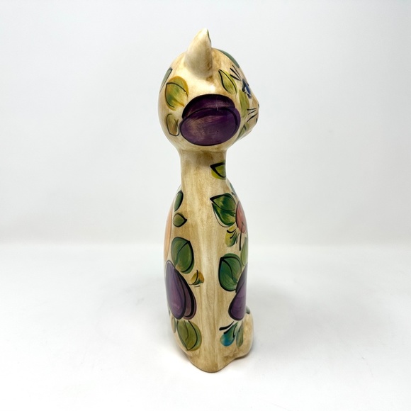 Vintage Turov Cat Ceramic Fruit Design Signed Limited Edition Circa '99 - Picture 2 of 7